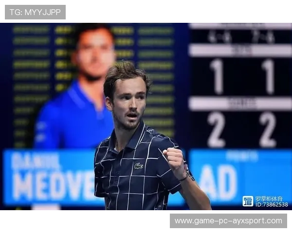 梅德韦杰夫在对抗中连续击出制胜分